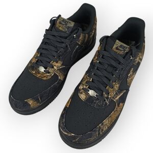 Nike Air Force 1 ‘07 ‘Realtree’ Men's Size 10 Black Camo IH1221-001 ((No Lid))